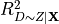 R^2_{D\sim Z| {\bf X} }